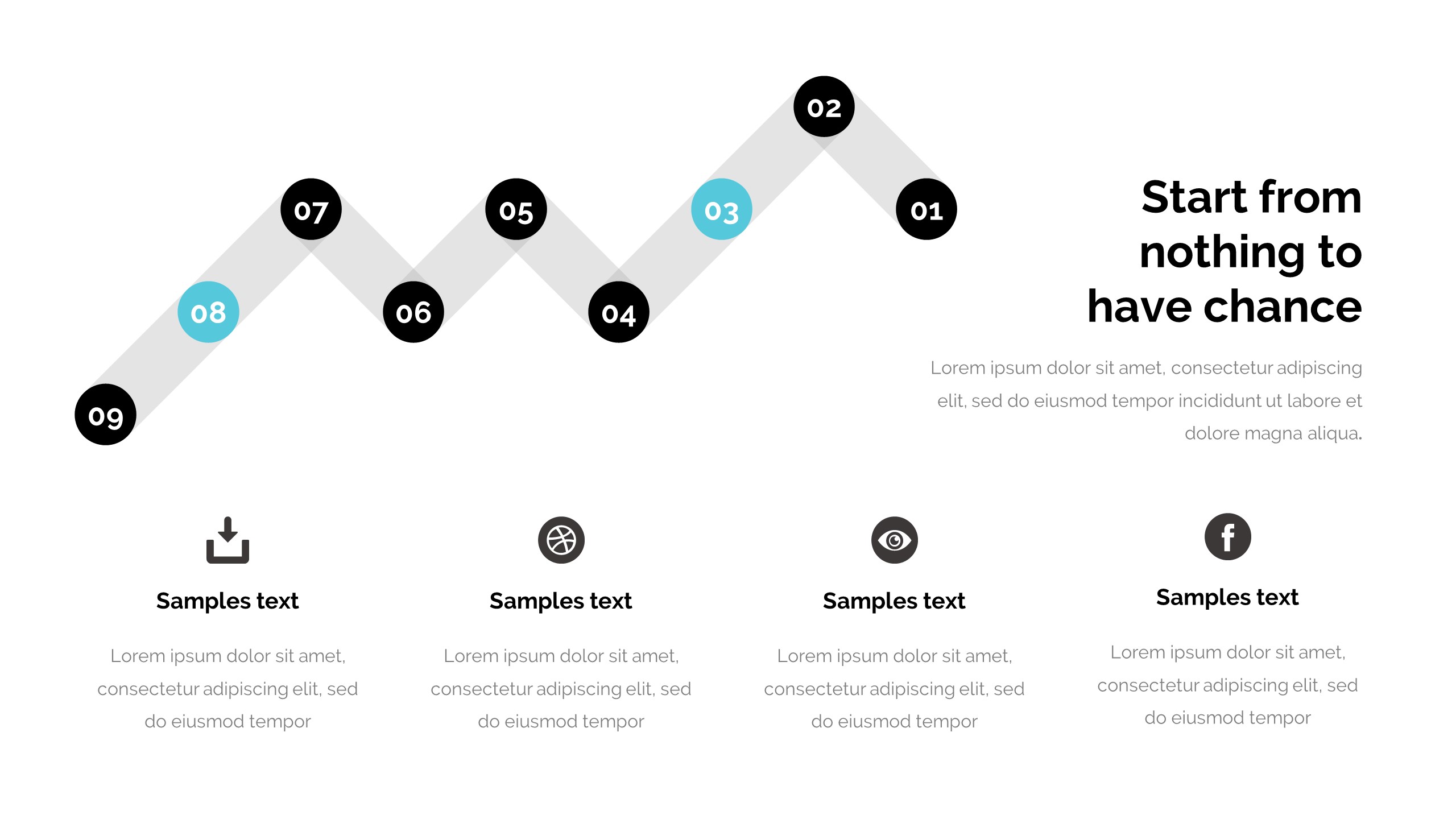 Bracket Minimal Design Powerpoint Template by 69slides GraphicRiver